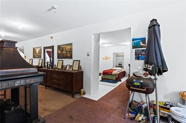 a room with furniture and wooden floor