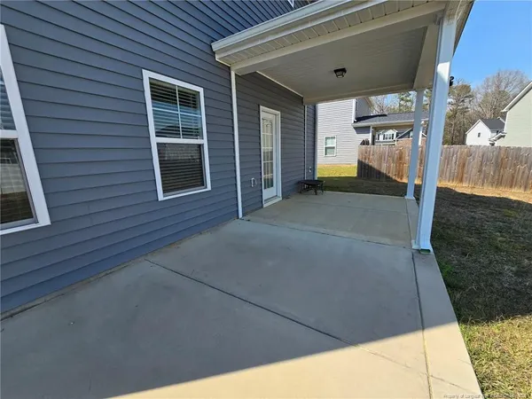 a view of a porch