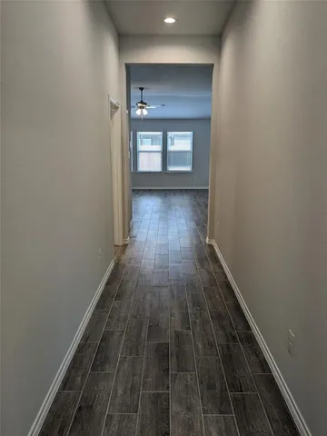 a view of wooden floor in a room
