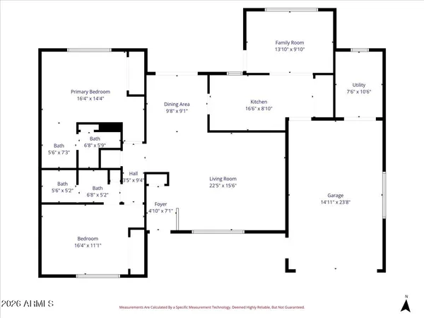 $1,595 | 6408 East Butte Street, Mesa, AZ 85205