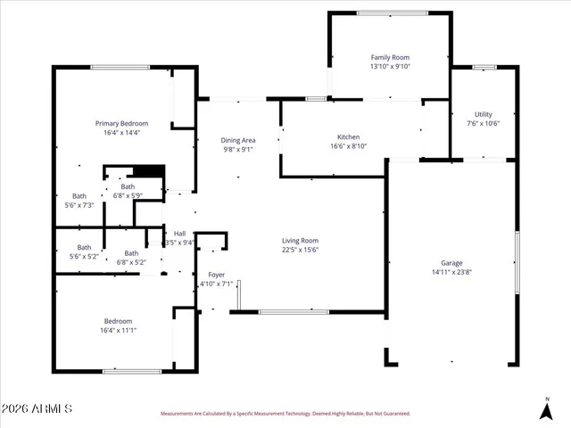 $1,595 | 6408 East Butte Street, Mesa, AZ 85205