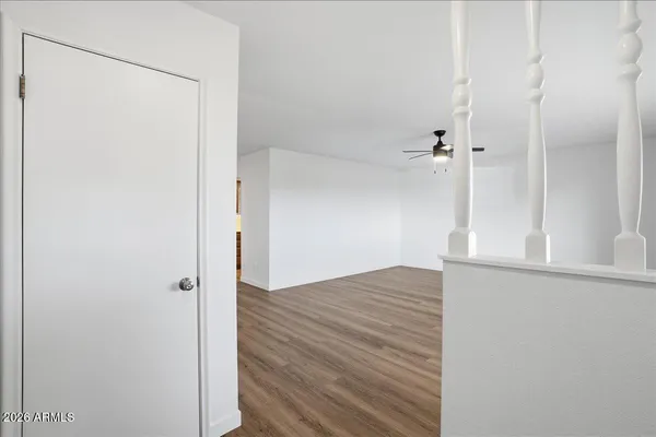 a view of wooden floor