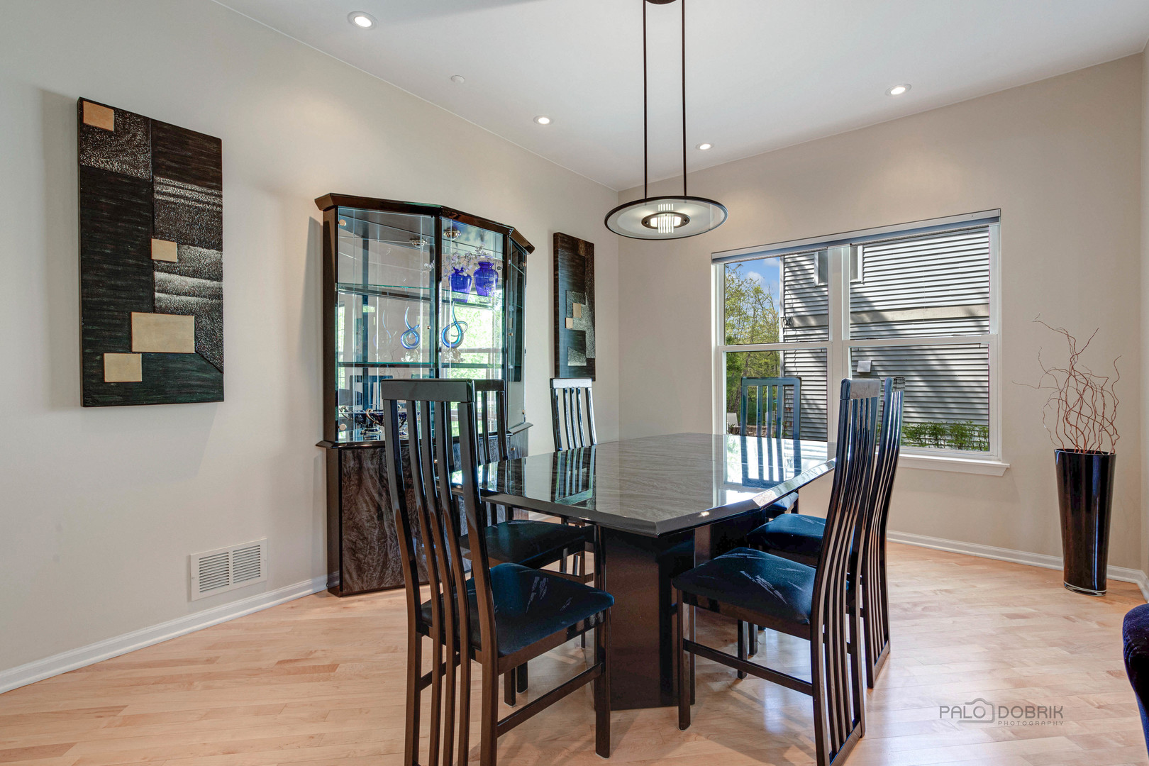 Undisclosed Address Long Grove, IL 60060 - Photo 5 of 35 a view of a dining room with furniture window and outside view