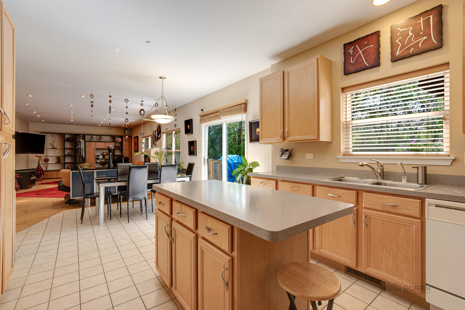 Undisclosed Address Long Grove, IL 60060 - Photo 9 of 35 a kitchen with stainless steel appliances granite countertop sink stove top oven and cabinets