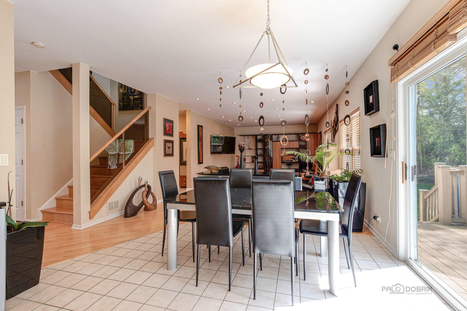 Undisclosed Address Long Grove, IL 60060 - Photo 10 of 35 a view of a dining room with furniture window and wooden floor