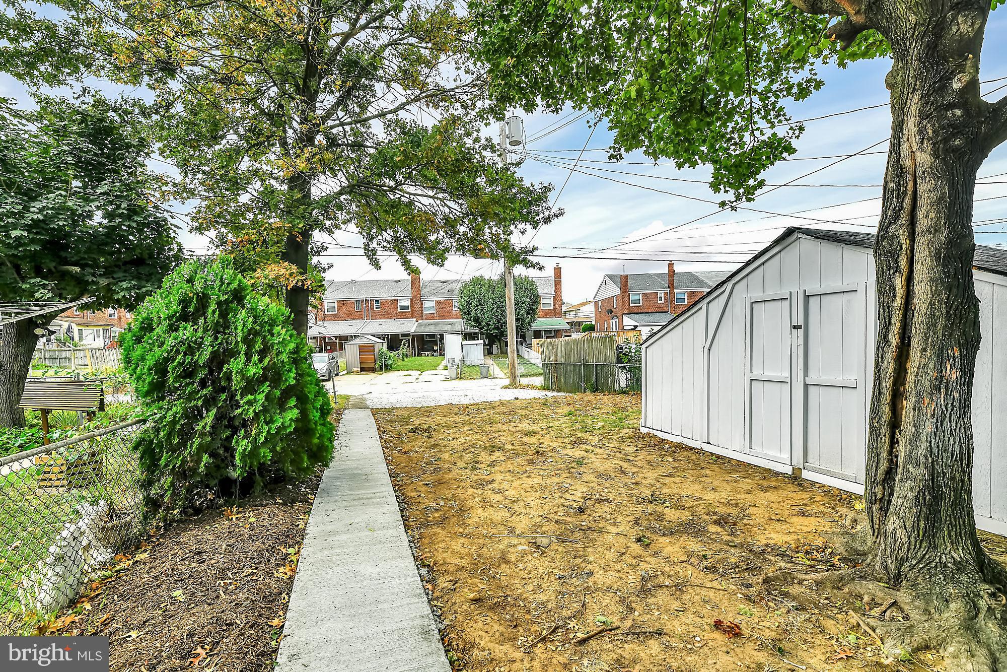 7921 Kavanagh Road Baltimore, MD 21222 - Photo 25 of 28 Rear exterior & shed