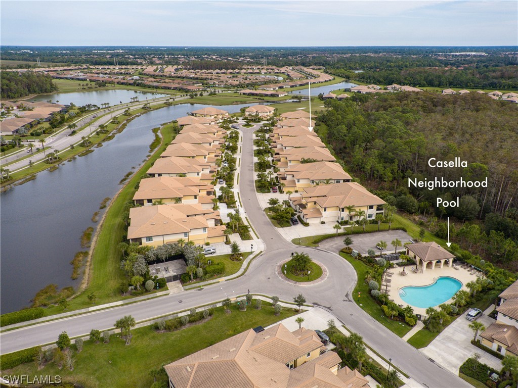 10471 Casella Way, Unit 101 Fort Myers, FL 33913 - Photo 3 of 4 an aerial view of a house with outdoor space