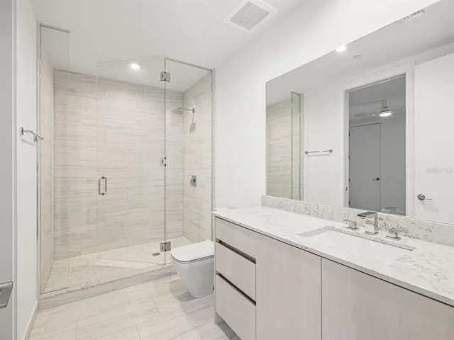 a view of terrace with city view