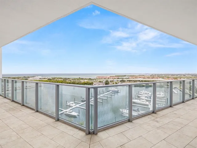 a view of balcony with city view