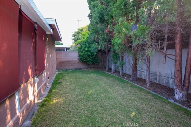 a view of a back yard