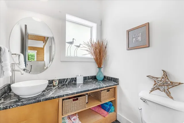 a view of swimming pool from a balcony