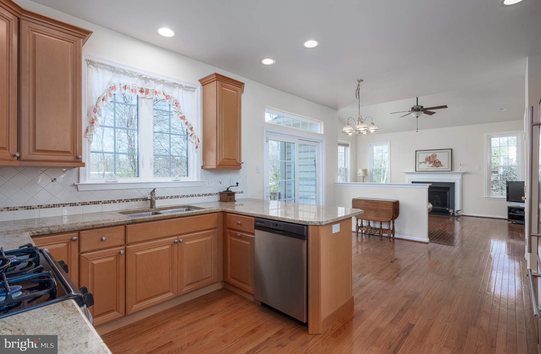 1207 South Rapps Dam Road Phoenixville, PA 19460 - Photo 16 of 33 Kitchen with View to Family Room