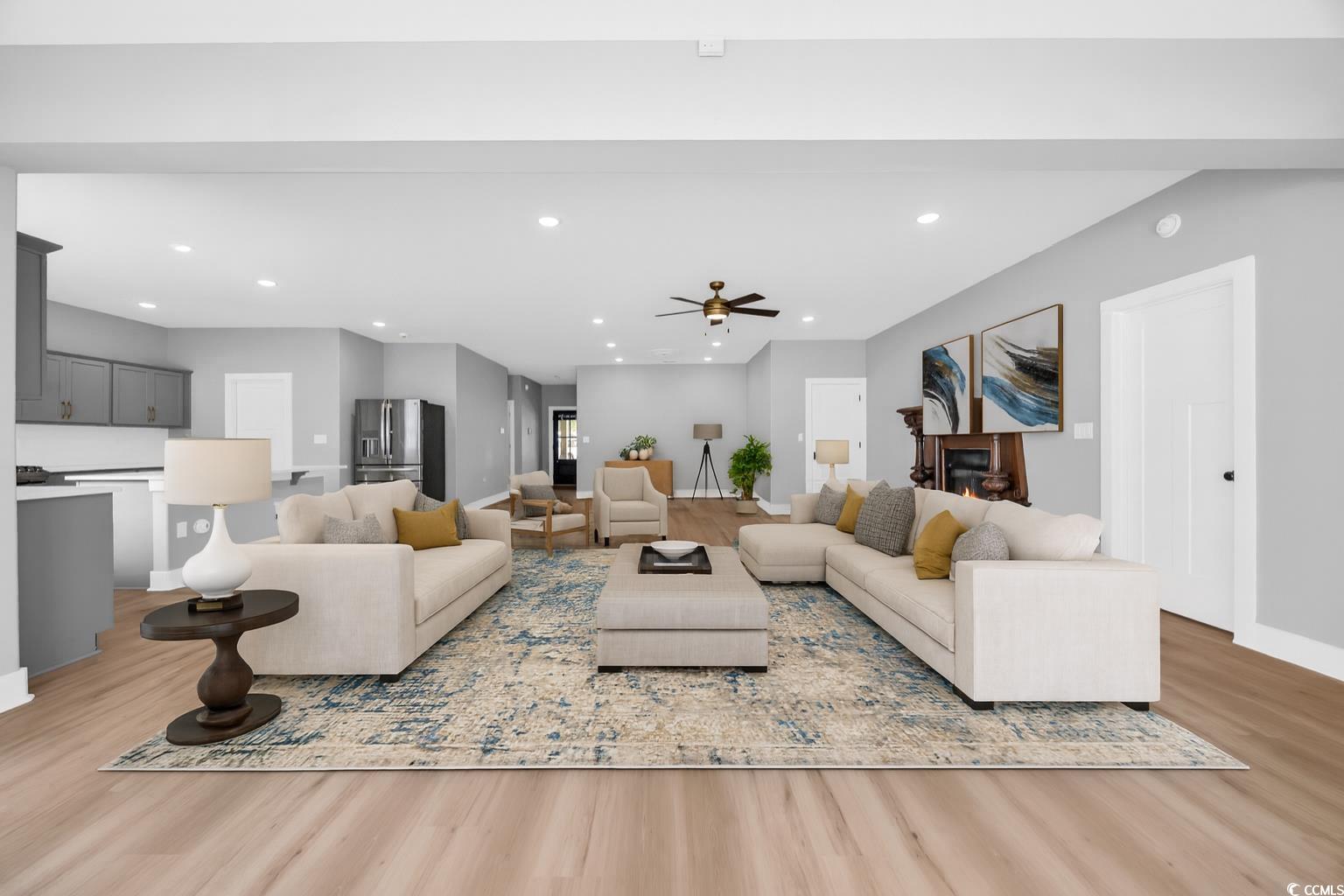 1121 Grimes Street Georgetown, SC 29440 - Photo 12 of 27 Kitchen view of light countertops and decorative backsplash