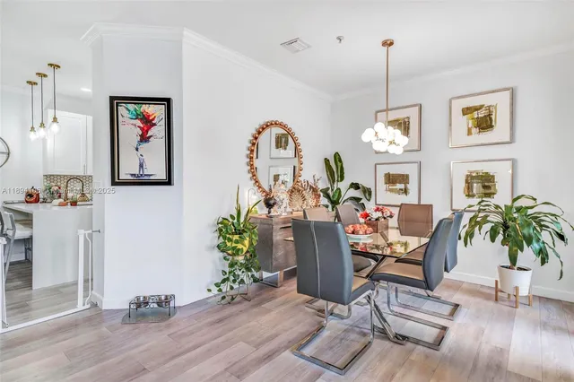 a workspace with furniture window and wooden floor