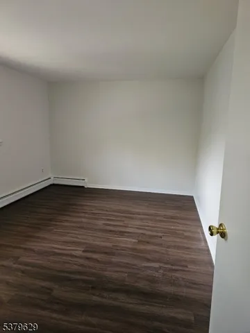 a view of wooden floor with wooden floor