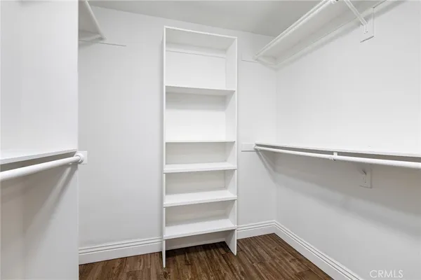 a view of a room with an empty space