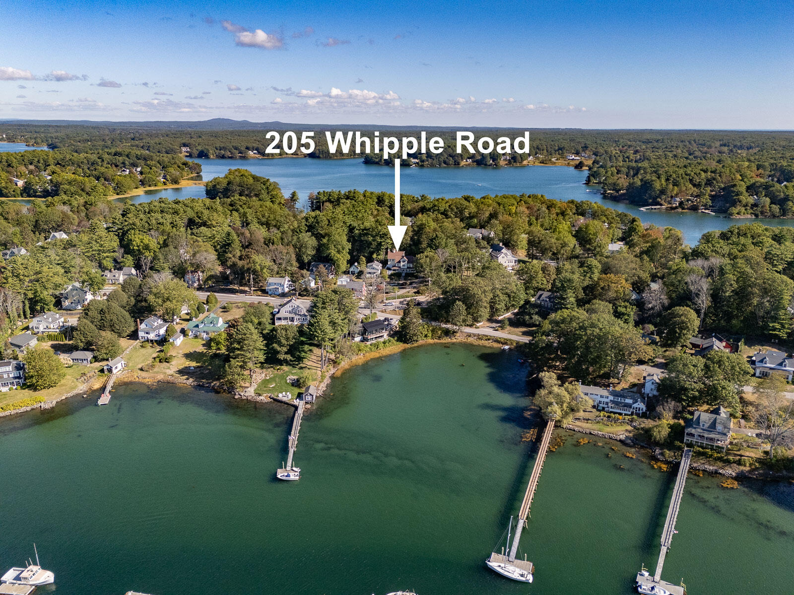 205 Whipple Road Kittery, ME 03904 - Photo 8 of 60 205 Whipple Rd. aerial view #4