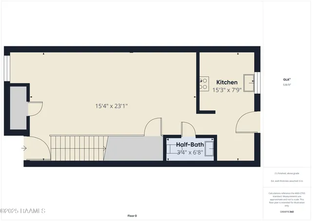 $950 | 201 High Meadows Boulevard, Unit 220, Lafayette, LA 70507