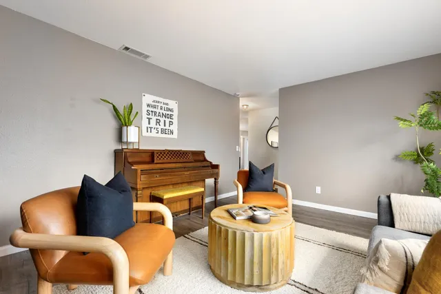 a close view of sink and a microwave