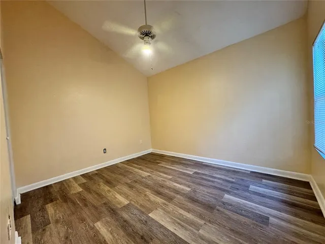 wooden floor in an empty room