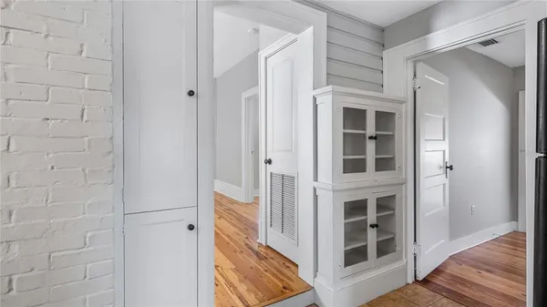 a view of front door