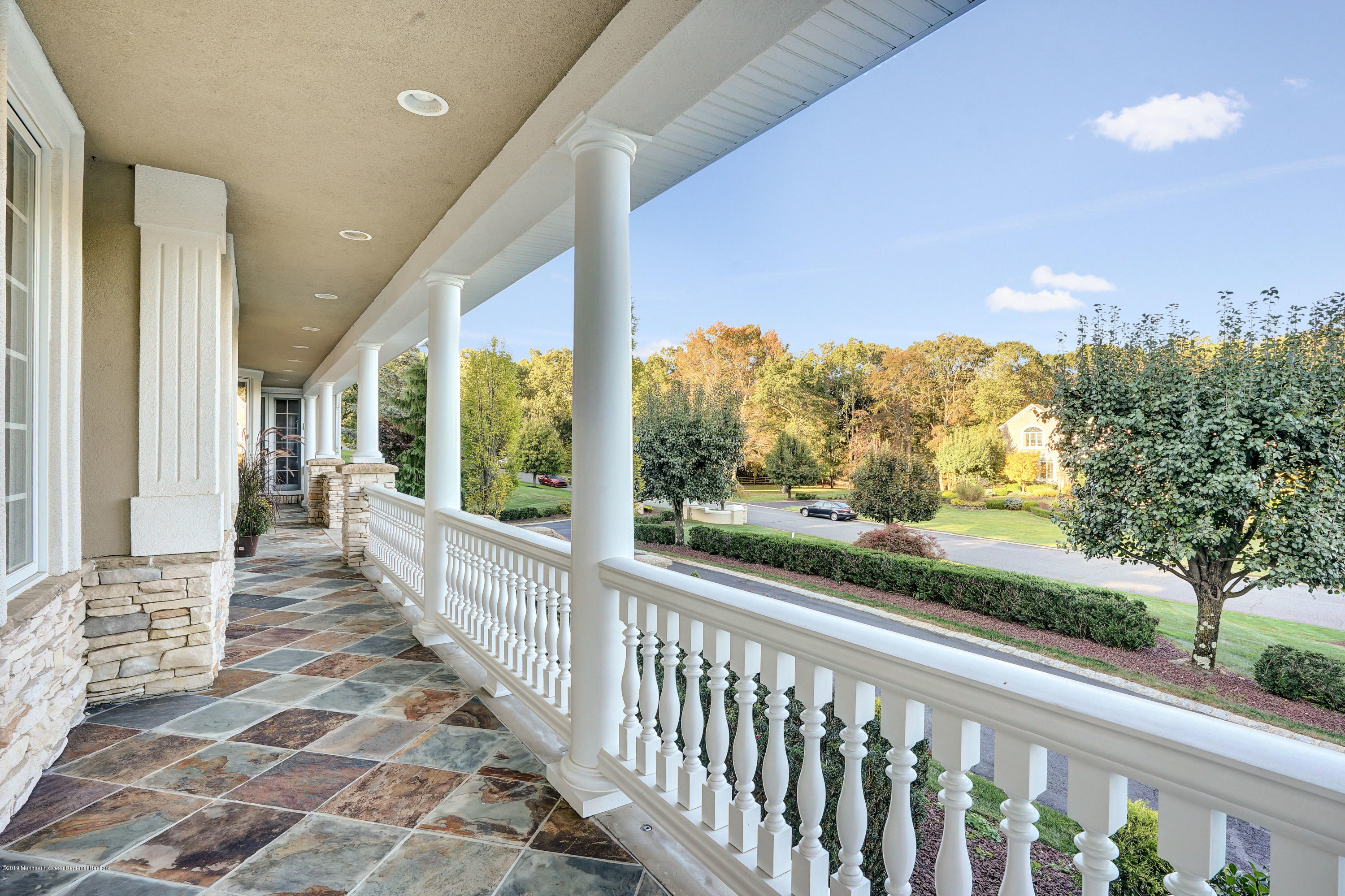 109 Stone Hill Road Colts Neck, NJ 07722 - Photo 4 of 58 Lovely Wrap-Around Front Porch