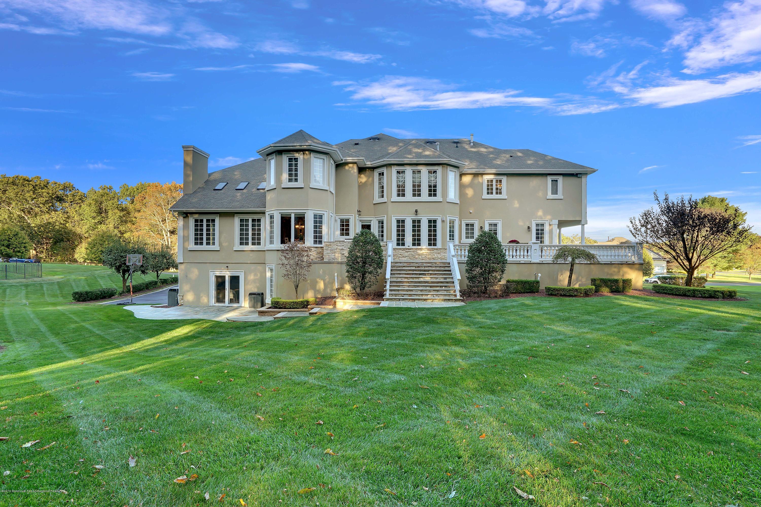 109 Stone Hill Road Colts Neck, NJ 07722 - Photo 53 of 58 Rear Elevation