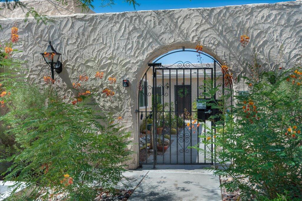 800 East Cottonwood Road, Unit 2 Palm Springs, CA 92262 - Photo 2 of 29 a view of front door of house