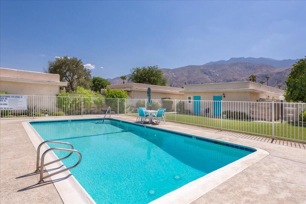 800 East Cottonwood Road, Unit 2 Palm Springs, CA 92262 - Photo 21 of 29 a view of swimming pool with seating area