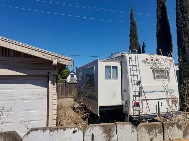 a view of a house with a outdoor space