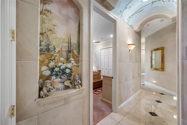 a outdoor space with lots of fruit and vegetables