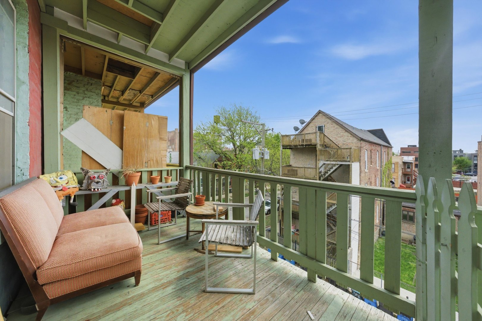 903 West 19th Street, Unit 3 Chicago, IL 60608 - Photo 16 of 16 a view of a balcony with chairs