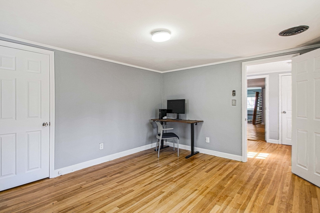 5 Old Brook Drive Worcester, MA 01609 - Photo 35 of 42 a view of a workspace with wooden floor