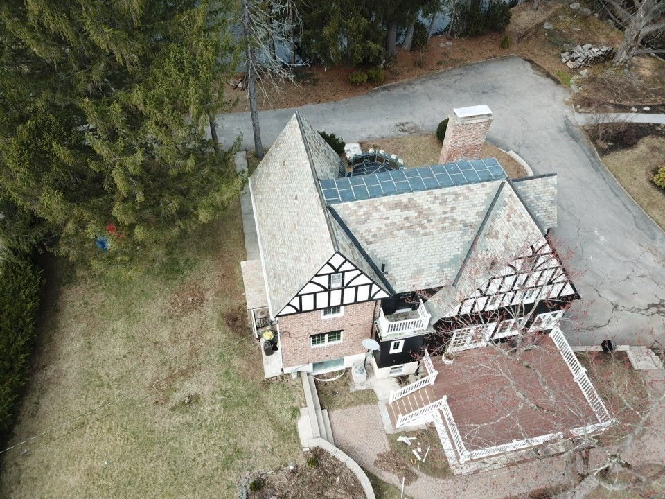 5 Old Brook Drive Worcester, MA 01609 - Photo 4 of 42 an aerial view of a house with wooden fence