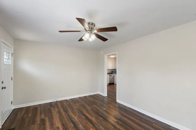 wooden floor in an empty room