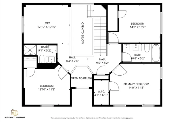 a picture of a floor plan