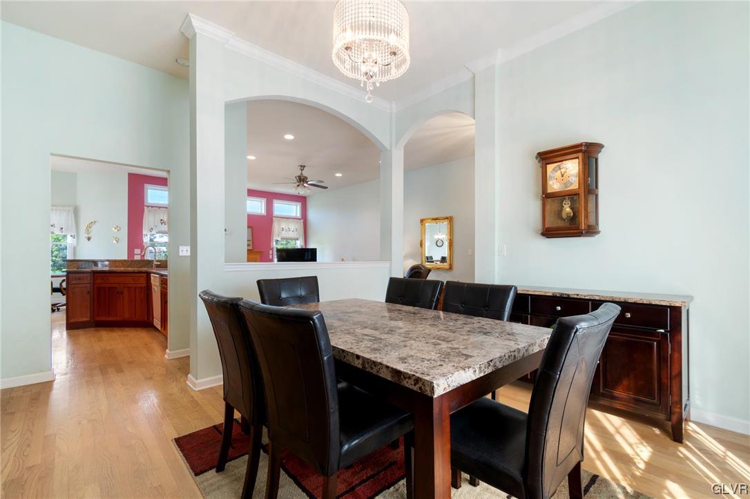 1206 Shiloh Road Allentown, PA 18106 - Photo 12 of 28 a view of a dining room with furniture and wooden floor