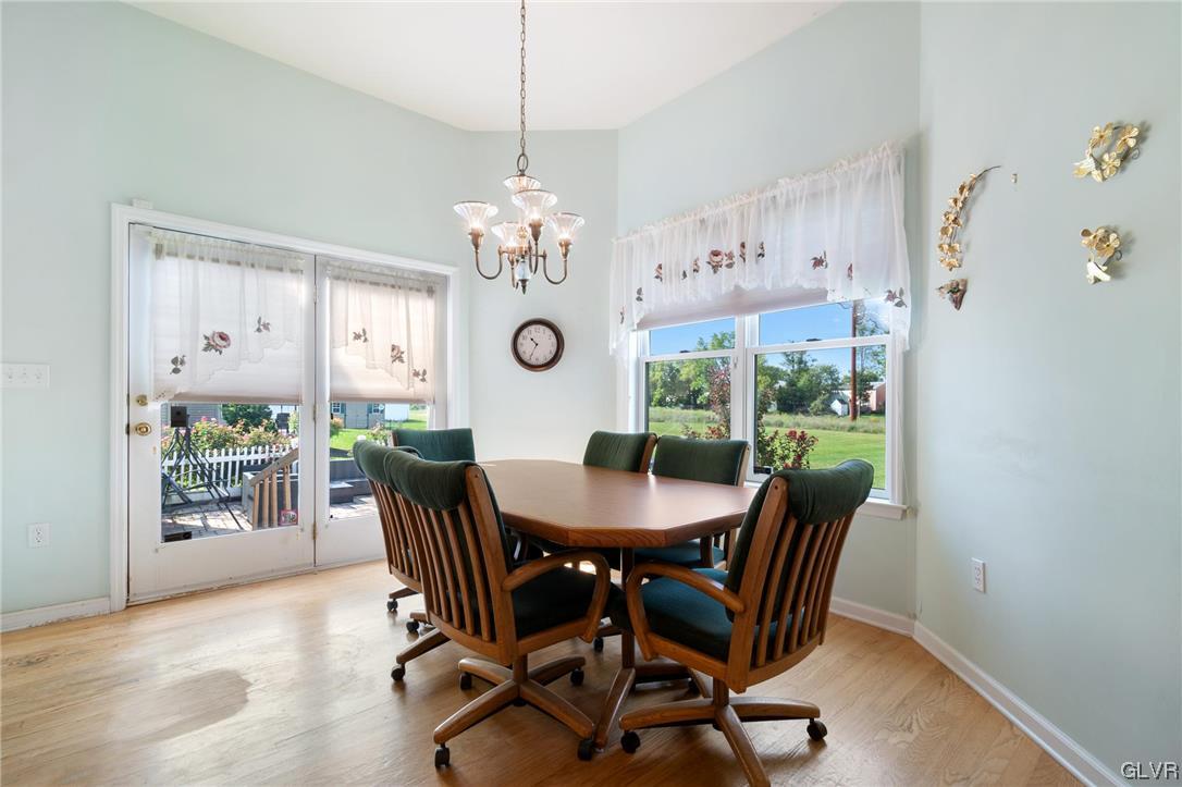 1206 Shiloh Road Allentown, PA 18106 - Photo 17 of 28 a view of a dining room with furniture window and outside view