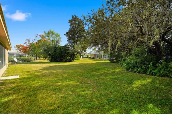 a view of outdoor space with garden