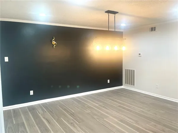 a view of an empty room