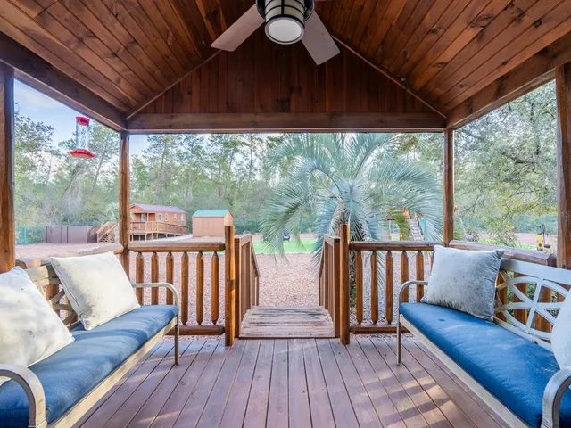 a front view of a house with a porch