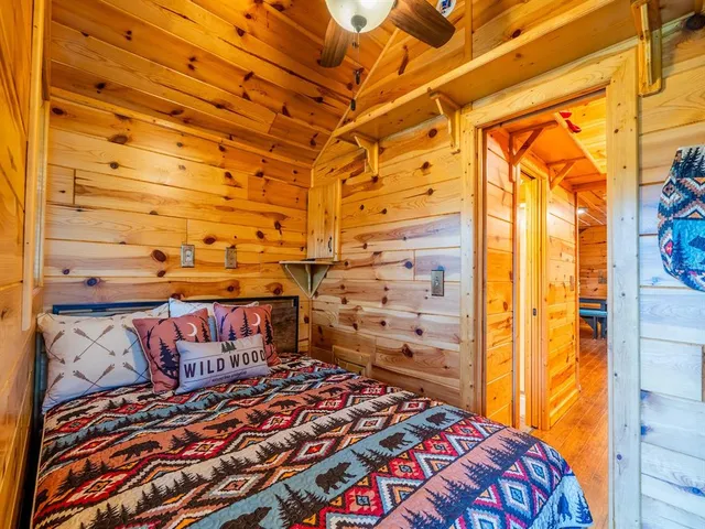 a view of a backyard with sitting area