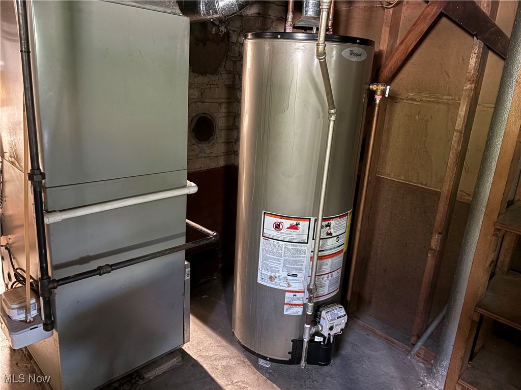1726 Lincoln Road Wickliffe, OH 44092 - Photo 7 of 9 Utility area featuring gas water heater
