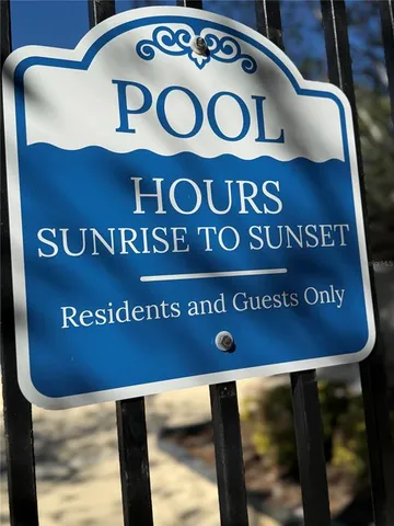 a view of a bench in the garden