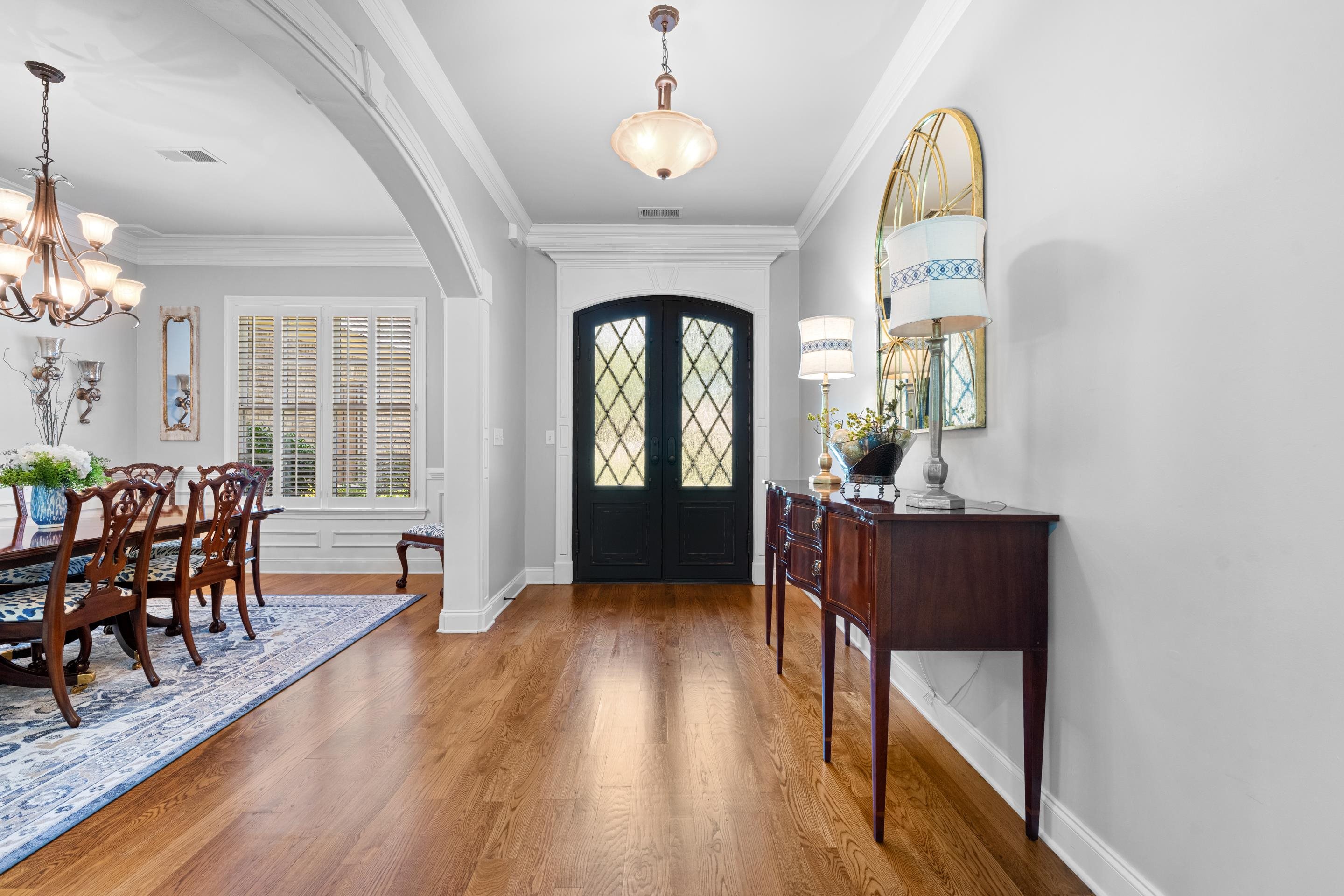 300 Windover Road Piperton, TN 38017 - Photo 2 of 40 Beautiful hardwood floors opens to formal dining room.