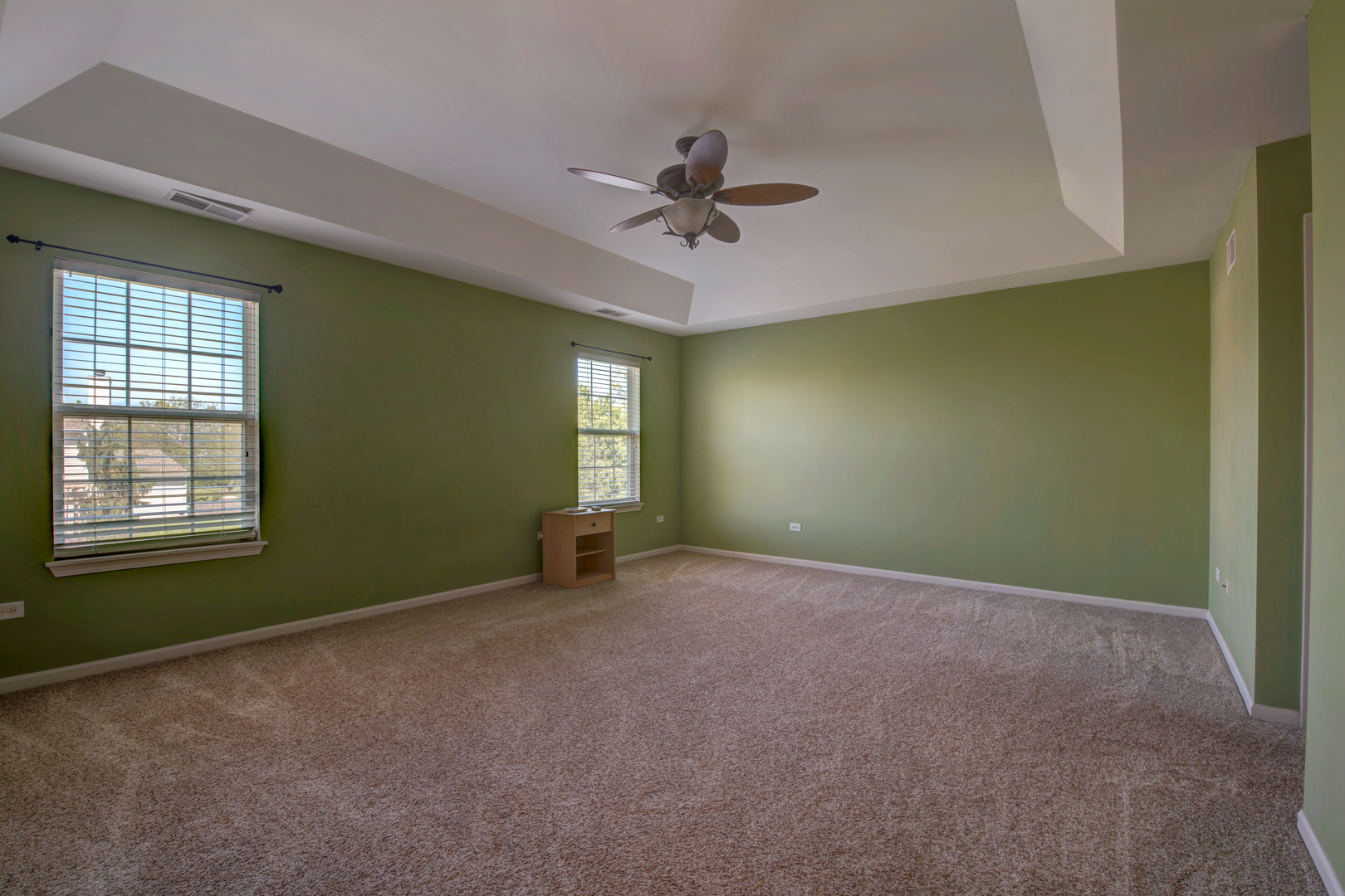 860 Spring Creek Circle Naperville, IL 60565 - Photo 17 of 26 an empty room with windows and fan view
