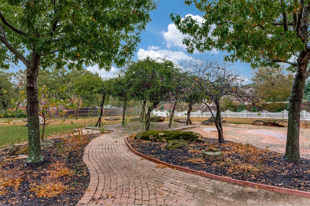 950 Turner Way Mansfield, TX 76063 - Photo 24 of 29 a view of a backyard with trees