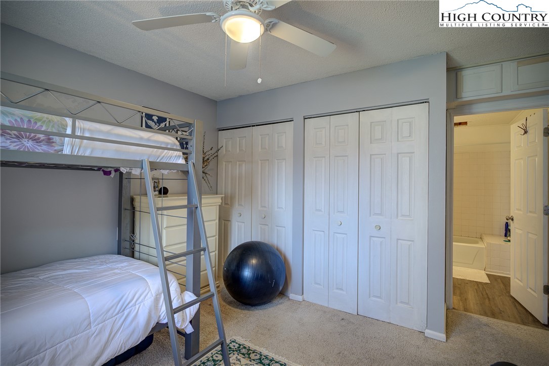 160 Zeb Street, Unit C104 Boone, NC 28607 - Photo 9 of 21 a bedroom with a bed and cabinets