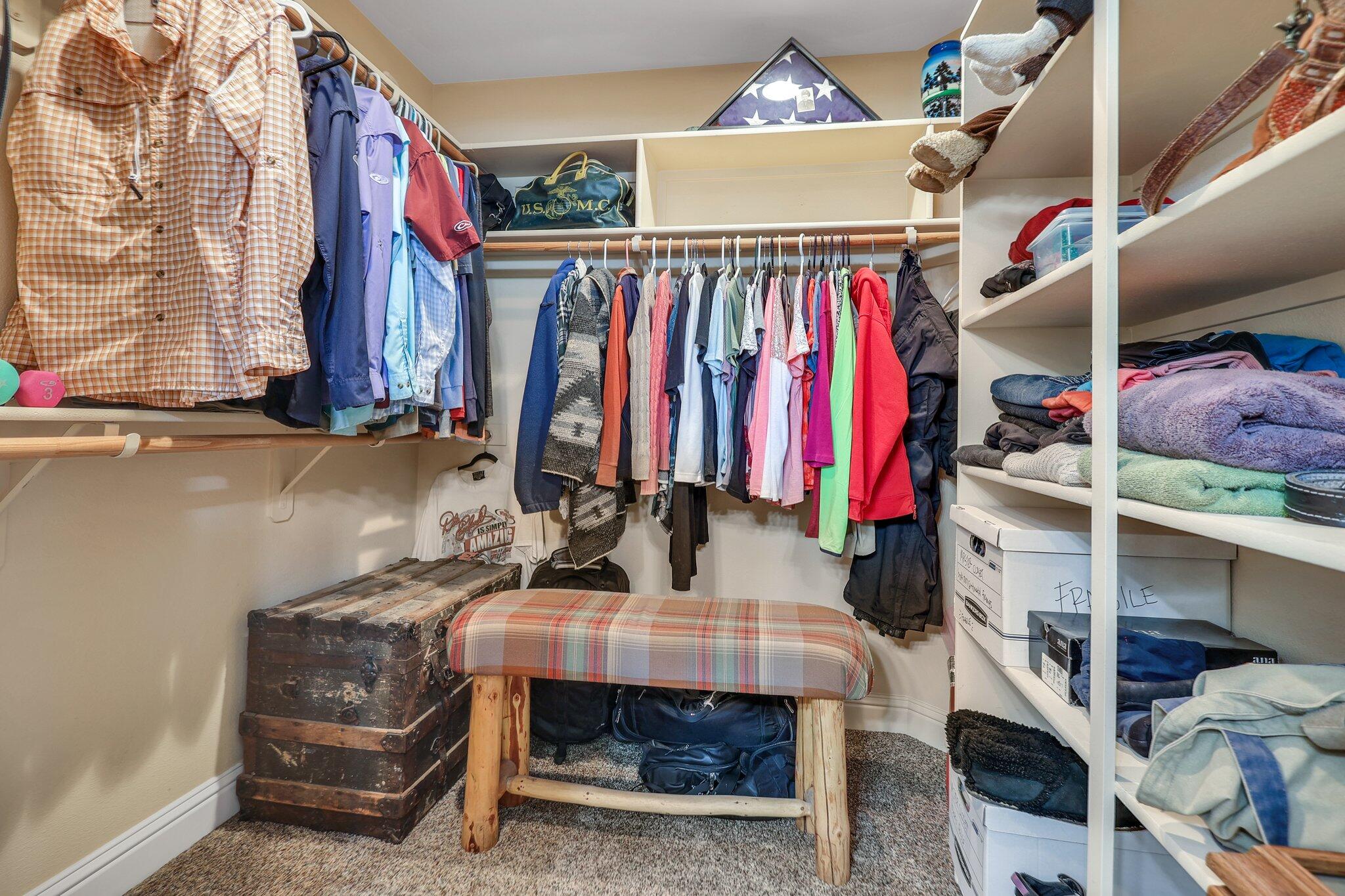 10460 Ritts Mill Road Shingletown, CA 96088 - Photo 15 of 34 Walk in closet