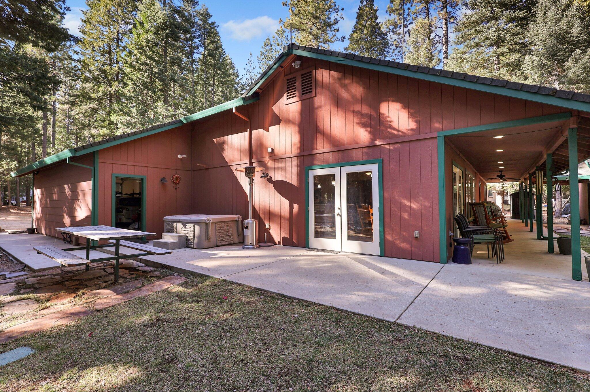 10460 Ritts Mill Road Shingletown, CA 96088 - Photo 28 of 34 Patio and Hot Tub
